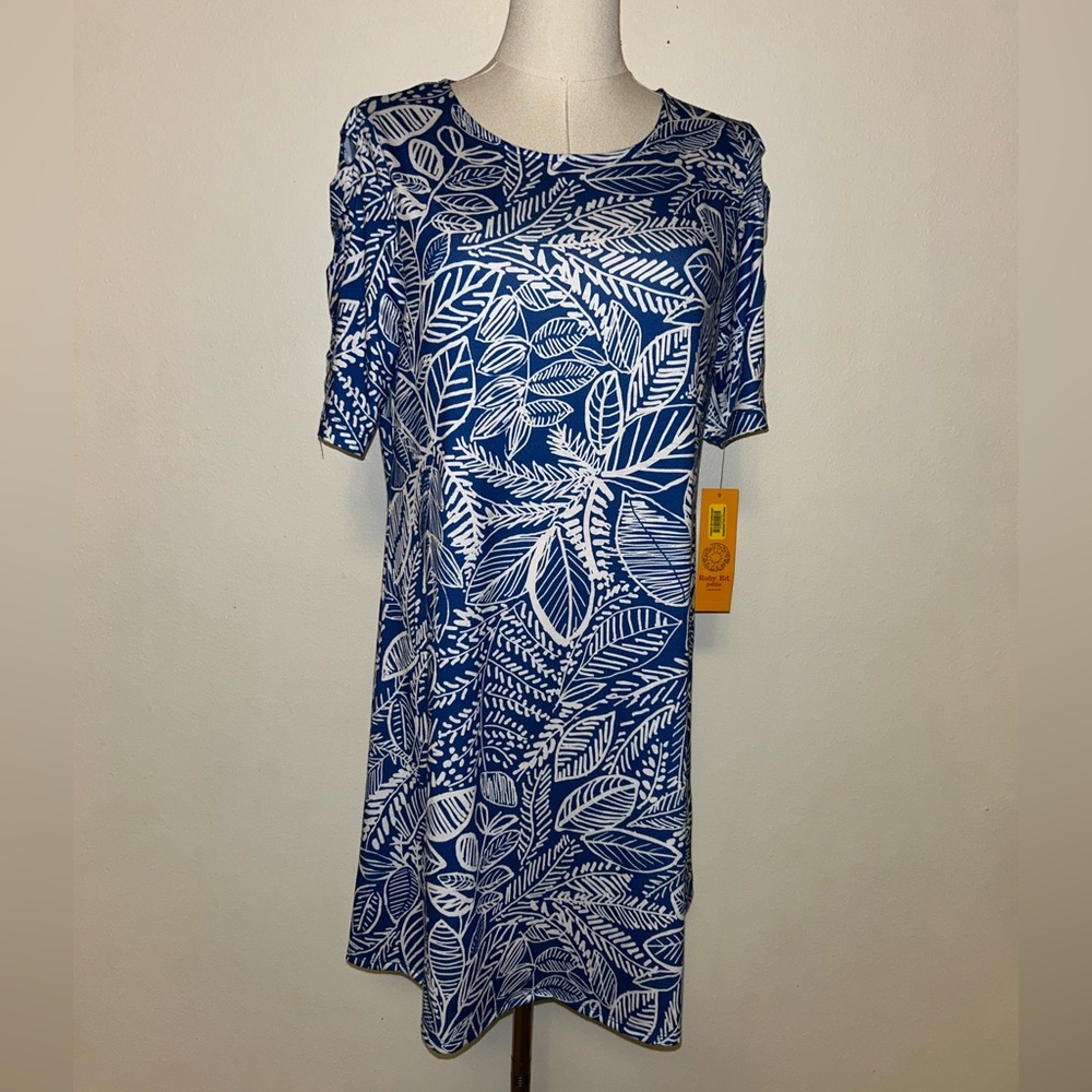 💙🩵♦️NWT Ruby Rd. Tropical Dress🩵💙